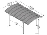 PALRAM "ATLAS" 5000 Carport - Attractive Durable Multi Purpose Cover/Carport