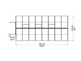 PALRAM Bella Greenhouses Alloy Frame, Poly-carbonate 6mm Panels