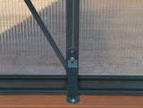 PALRAM Glory Premium Greenhouses Alloy Frame, Poly-carbonate Panels