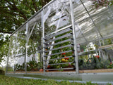 PALRAM Balance Poly-carbonate Greenhouse in Silver - 8ft Wide x 12ft Depth