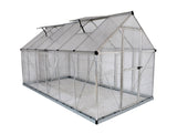 PALRAM Hybrid Silver Greenhouses Alloy Frame Poly-carbonate Panels
