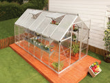 PALRAM Hybrid Silver Greenhouses Alloy Frame Poly-carbonate Panels