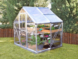 PALRAM Hybrid Silver Greenhouses Alloy Frame Poly-carbonate Panels