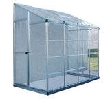 PALRAM Lean to Grow House 8ft x 4ft Silver