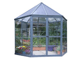 PALRAM Oasis Hexagonal Greenhouse - Size 9ft x 8ft