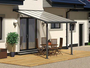 PALRAM "OLYMPIA" 100% UV Protected Patio Cover in Grey