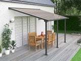 PALRAM "OLYMPIA" 100% UV Protected Patio Cover in Grey