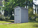 PALRAM SkyLight Grey Plastic Garden Shed's with Built in Anti-Slip Floor