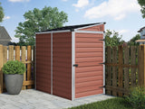 PALRAM SkyLight Amber Plastic Garden Shed's with Built in Anti-Slip Floor