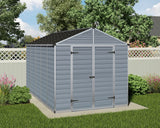 PALRAM SkyLight Grey Plastic Garden Sheds