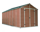 PALRAM SkyLight Amber Plastic Garden Sheds