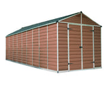 PALRAM SkyLight Amber Plastic Garden Sheds