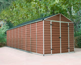 PALRAM SkyLight Amber Plastic Garden Sheds