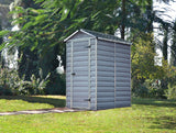 PALRAM SkyLight Grey Plastic Garden Shed's with Built in Anti-Slip Floor