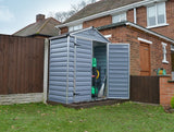 PALRAM SkyLight Grey Plastic Garden Shed's with Built in Anti-Slip Floor