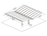 PALRAM Arizona Double Carport Breeze