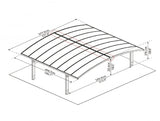 PALRAM Arizona Double Carport Breeze