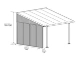 PALRAM Patio Cover Side Wall